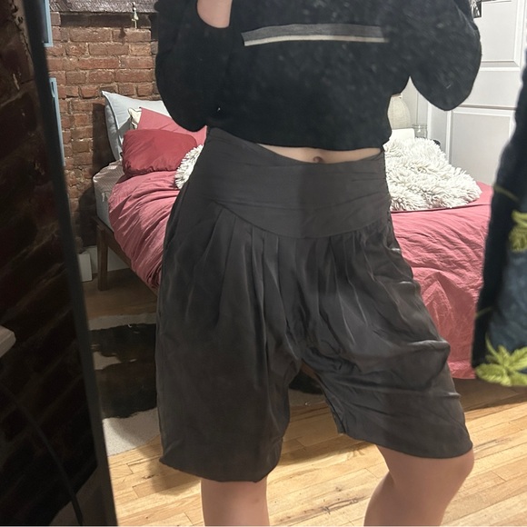 Yoana Baraschi Pants - Yoana Baraschi Charcoal Women's Bermudas